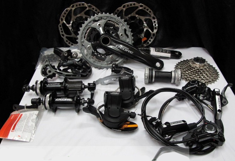 shimano 禧玛诺 deore dyna-sys m596 30速 山地变速油碟大套件