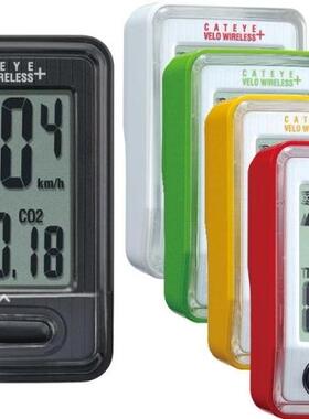 正品行货 CATEYE猫眼  VT210W 测卡路里 大屏 无线码表 橙色 绿色