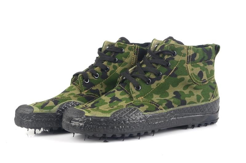 川军高帮单鞋黑色户外农田劳保鞋