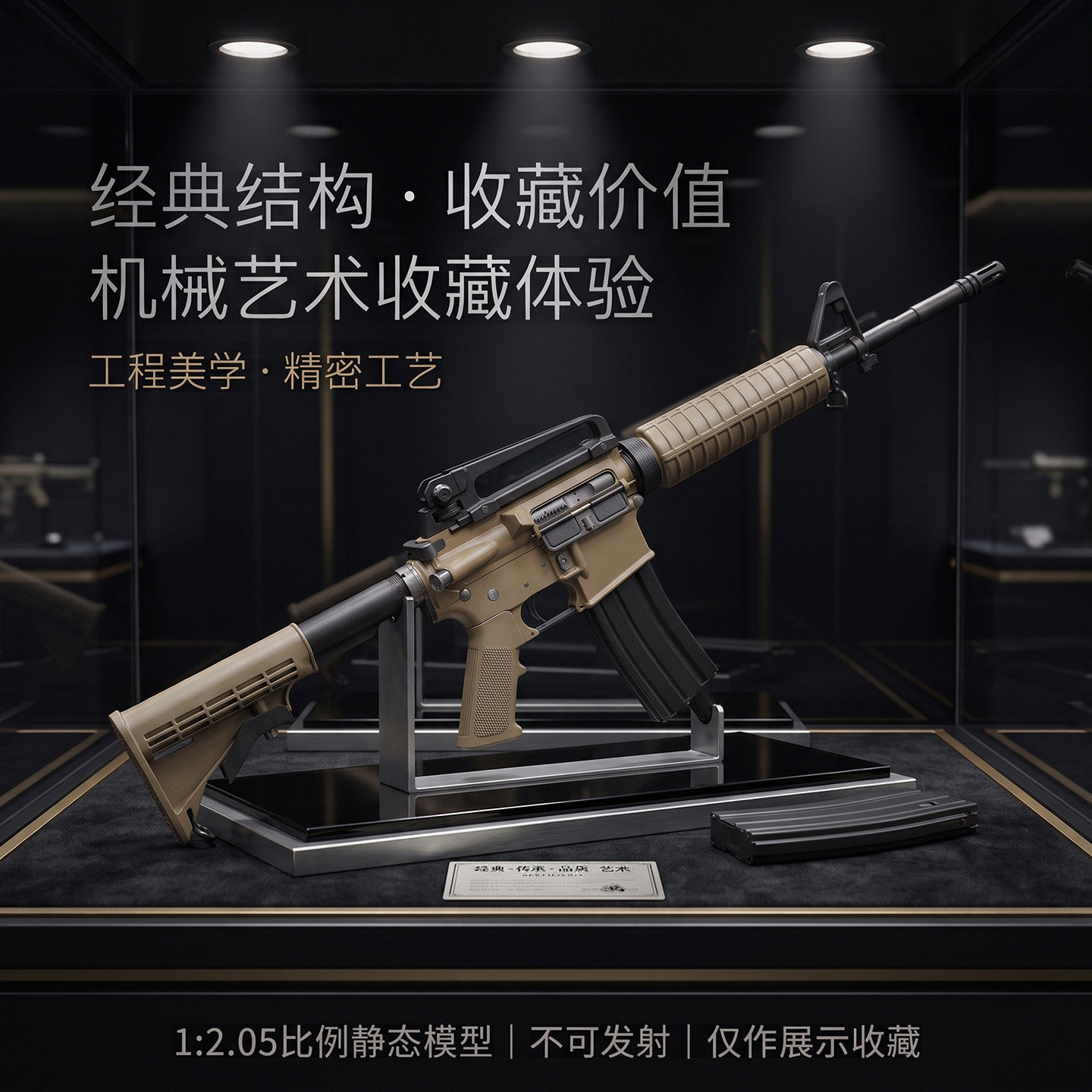 合金军模M4A1合金儿童玩具枪抛壳