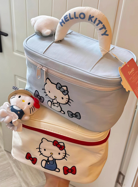 大容量kt化妆包包外出便携收纳包分区洗漱包女2025新款一体化妆师