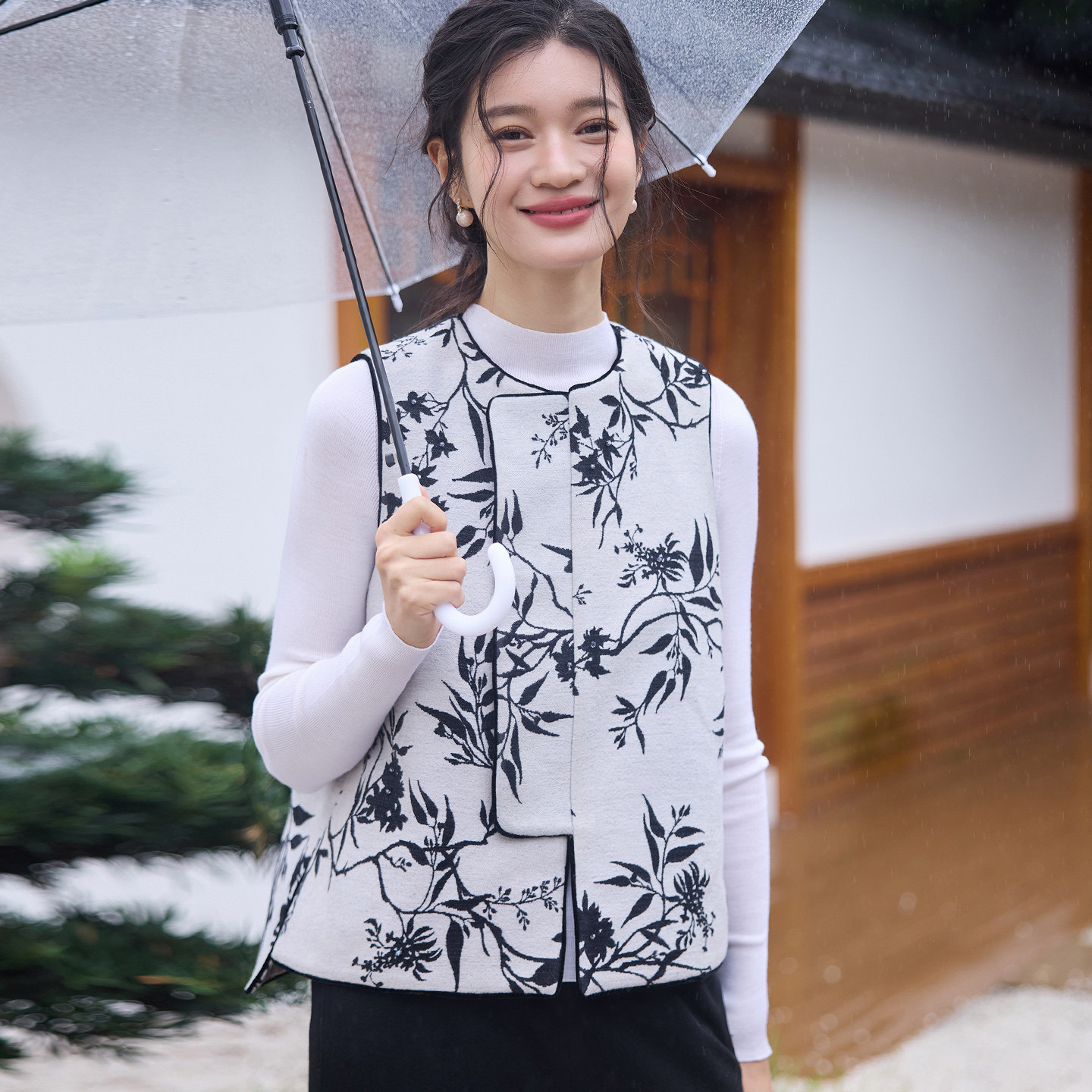 菲伊唐中式复古改良提花面料斜襟百搭圆领偏襟宽松冬装马夹女上衣,女装/女士精品,上衣,淘宝优惠券,粉丝福利购,淘宝优惠卷