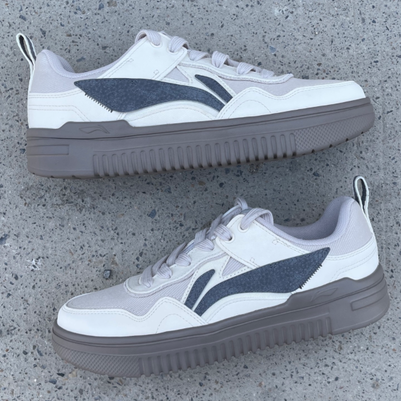 李宁青云舒适防滑耐磨透气复古休闲时尚百搭轻便低帮男款板鞋白灰,运动鞋new,板鞋,淘宝优惠券,粉丝福利购,淘宝优惠卷