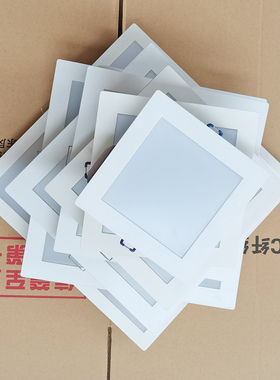 卡扣暗装led嵌入式开孔11x17厨卫过道18吸顶灯23孔灯顶盘灯平板灯