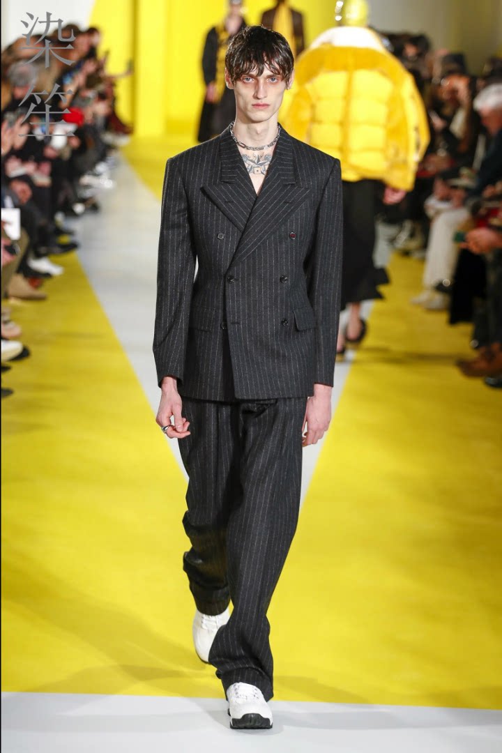 双排扣羊毛呢子西服冬装男子羊绒西装厚潮流英伦走秀款大牌男装