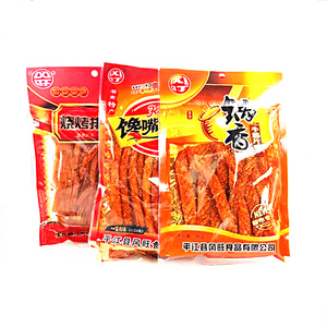 130g风旺辣条亲亲片素面筋辣片素食零食品小吃馋嘴羊排湖南特产