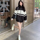 ~价拼接棒球外套，女装短外套，潮品会