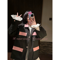 k：temet nosce pinkvenom原创宽松工装风夹克外套whysoserious