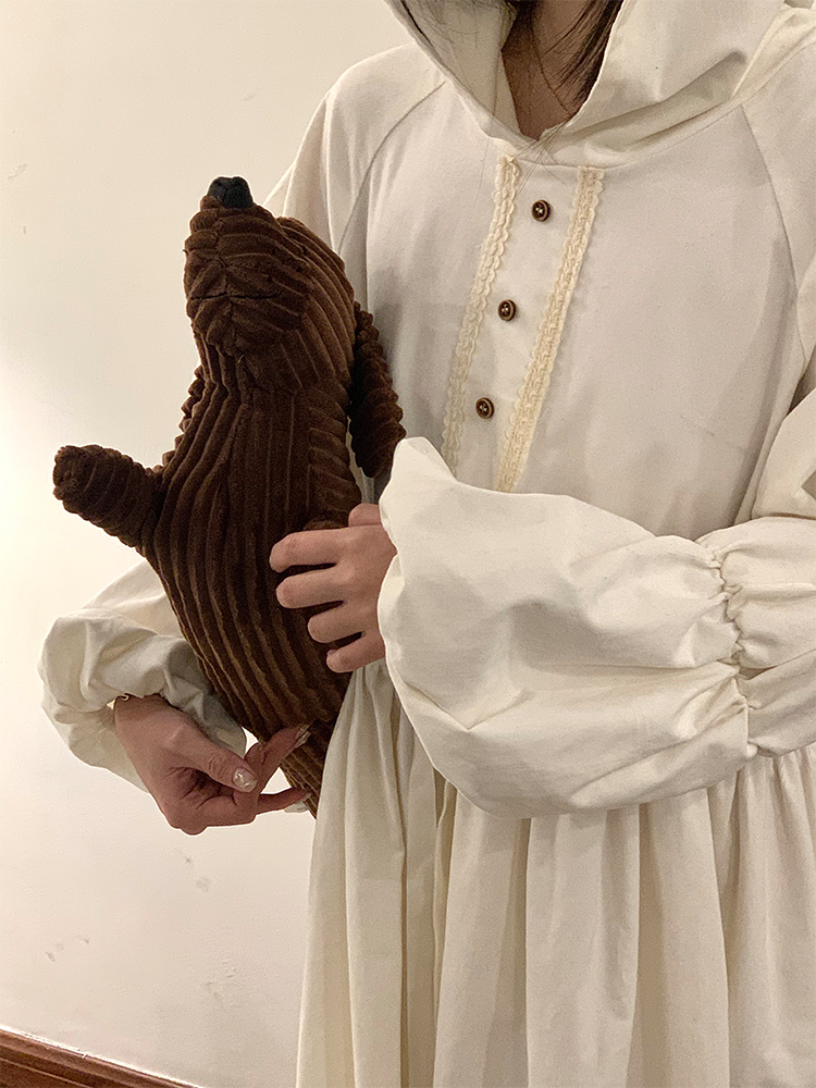 冬日限定灯芯绒暖呼呼公主裙