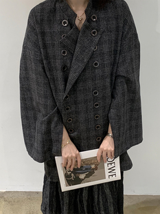 原创艺术装 多穿斗篷衬衫 置少女外套 nosce.aw K：temet