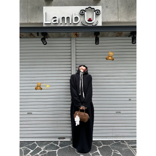 原创设计大帽子拼接百搭茧型半裙卫衣套装 年末清仓 不退换