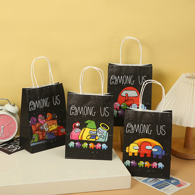 Amongus狼人杀一次性餐具纸袋