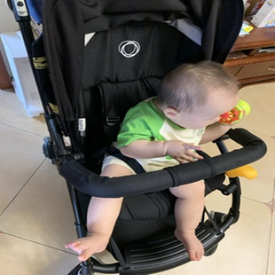 实拍Bugaboo bee3博格步婴儿推车前扶手可调节护栏横栏椭形 bee5