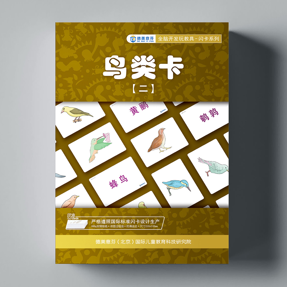 鸟类卡片儿童婴儿亲子全脑开发早教闪卡杜曼七田式记忆力训练玩具