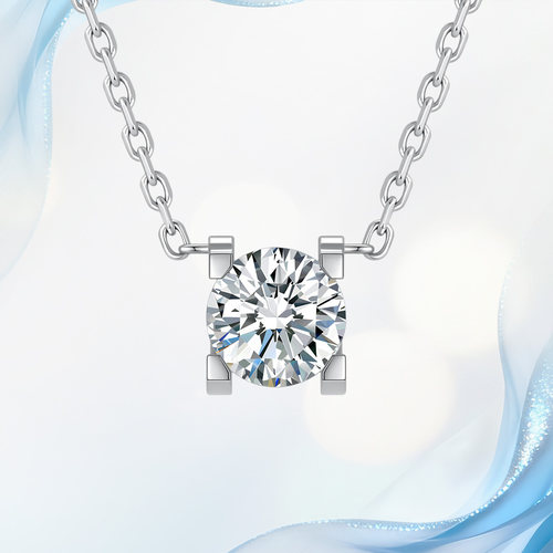 经典牛头款项链18K金天然真钻石