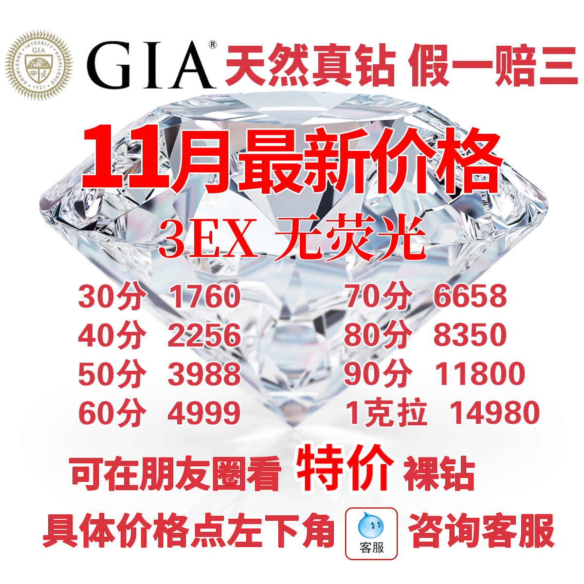 深圳1600㎡实体店批发价买钻戒