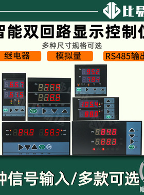 BYD/A-A002智能双回路数字显示控制仪多信号输入功能仪表显示报警