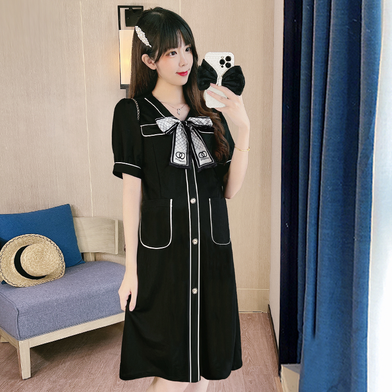 新款孕妇装夏款套装大码短袖上衣夏装2023新款时尚裙子哺乳连衣裙