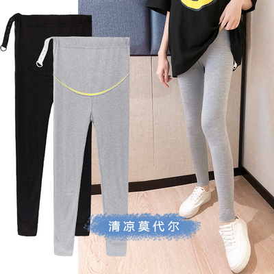 孕妇裤子莫代尔薄款打底裤子夏款