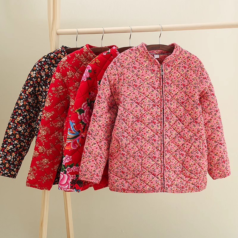 花棉袄女2025冬季加棉网红大花袄纯棉宽松上衣小香风棉服保暖外套,女装/女士精品,棉衣/棉服,淘宝优惠券,粉丝福利购,淘宝优惠卷