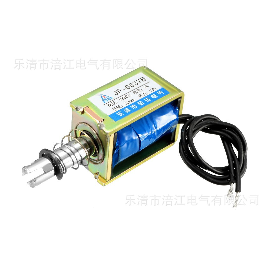 直流框架式电磁铁 贯穿式电磁铁JF-0837B 电磁铁12V 24V 推拉式