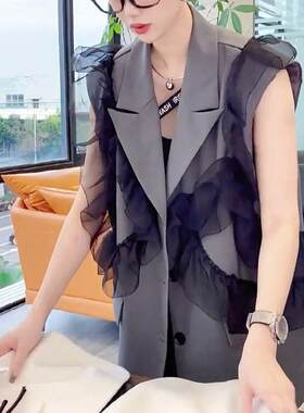 马夹外套气质高级感女款显瘦