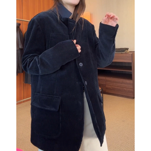 汉服装气质黑色时尚西装外套