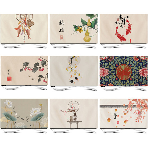 万能新中式风客厅60寸防尘罩