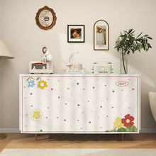 厨房柜子遮挡帘开放式无门柜子防尘帘布帘鞋柜杂物柜遮丑帘拉帘子