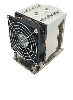 COOLSERVER AMD散热器TR4平台适用 铝鳍铜底6热管SP3/TR4解决方案