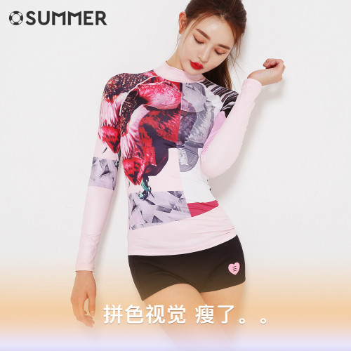 潜水服爆款长袖osummer修身显瘦