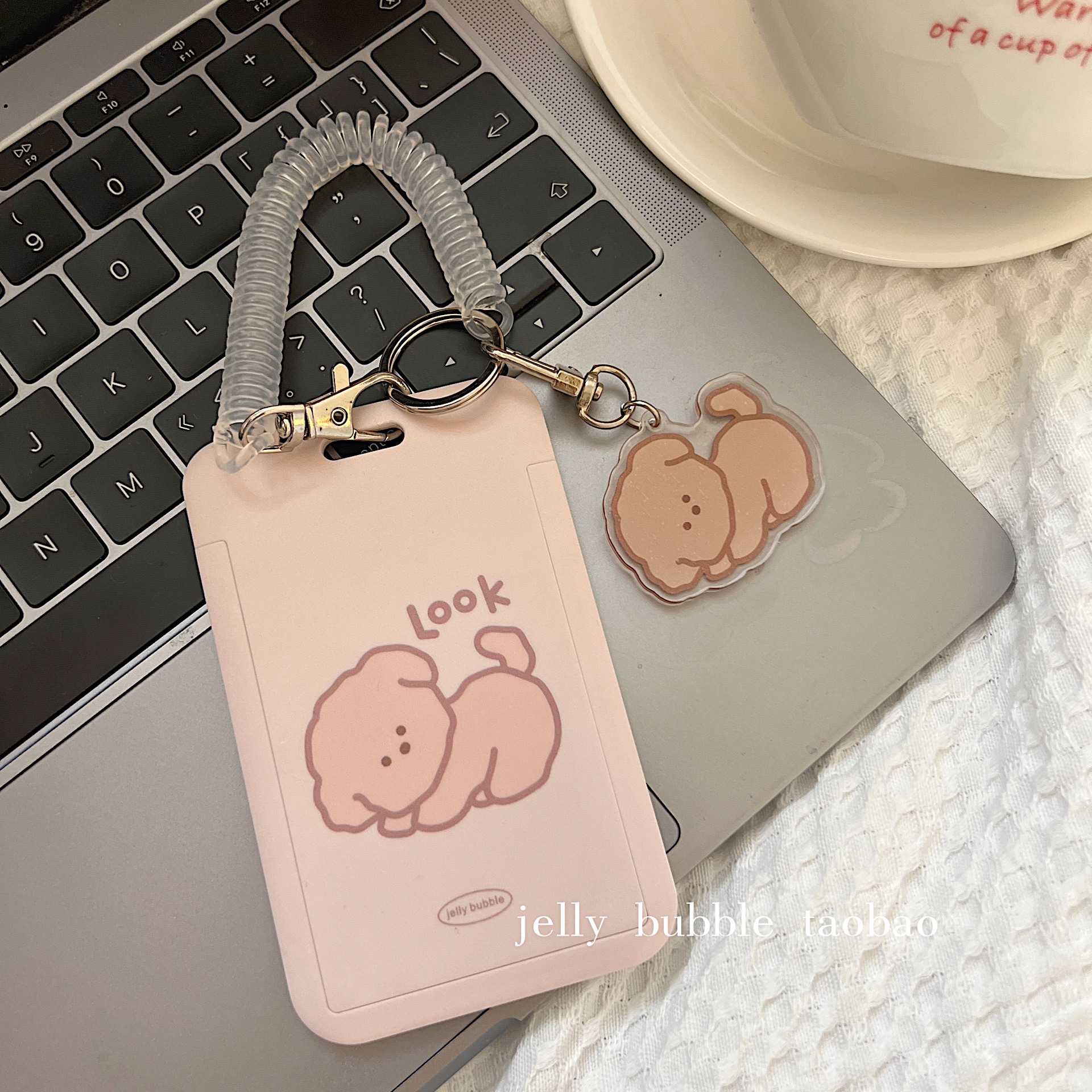 设计师合作款|可爱小狗狗情侣卡套饭卡照片相框小众工作证件套