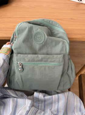 mini尼龙双肩包妈咪包ins牛津布帆布女轻便旅行小背包书包防水