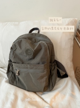 mini尼龙双肩包妈咪包ins牛津布帆布女轻便旅行小背包书包防水