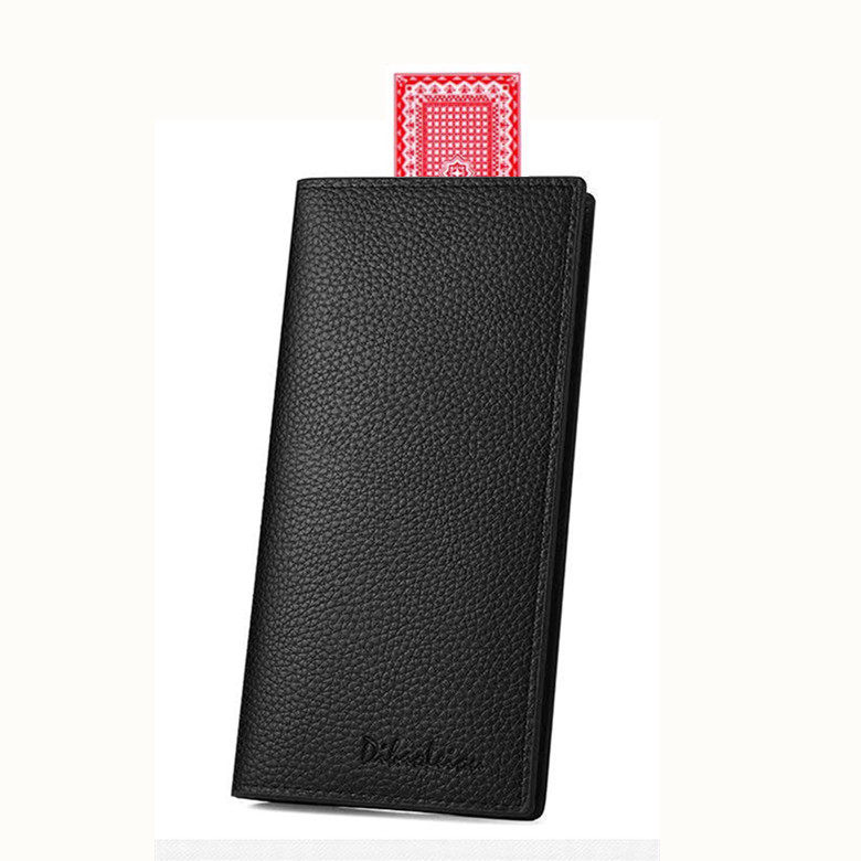 魔术变换扑克牌钱包道具充电式战神锦衣卫超薄机芯触感进出换牌器