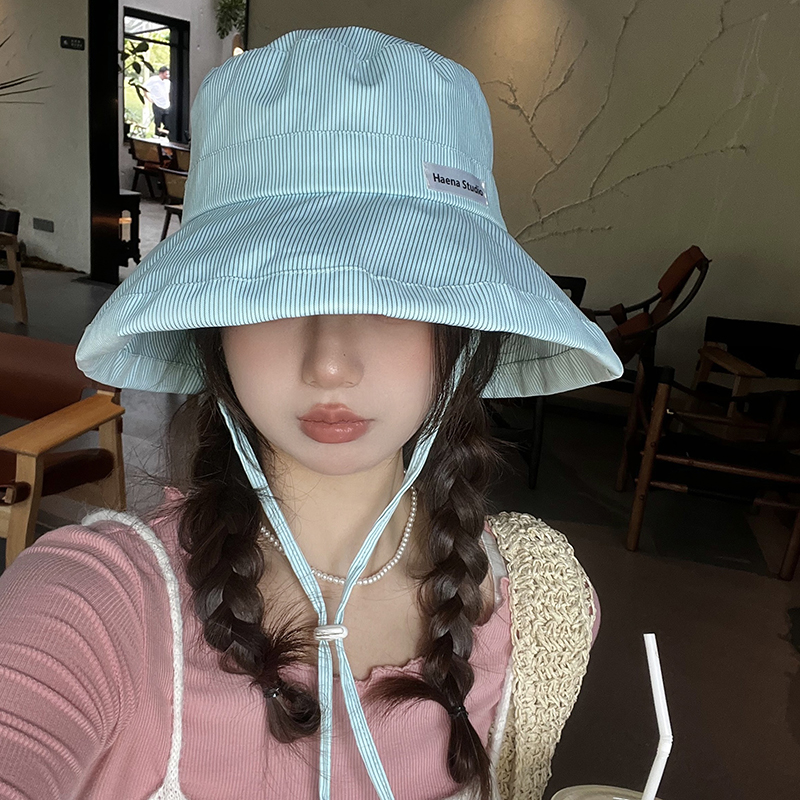 渔夫帽逛街学院风日系夏季大檐