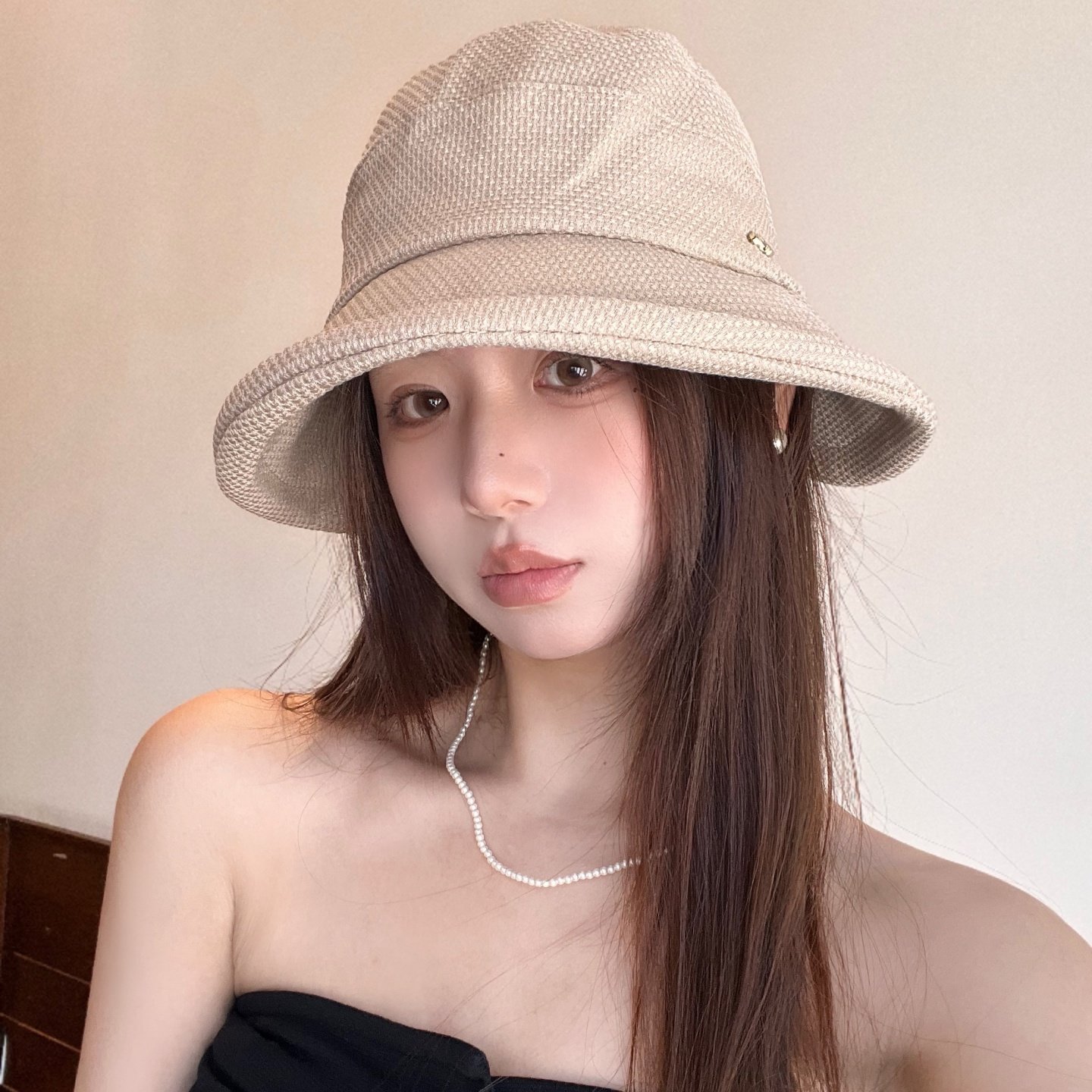 秋季新款渔夫帽韩版日系格子遮脸遮阳帽女防晒百搭大沿卷边盆帽女,服饰配件/皮带/帽子/围巾,帽子,淘宝优惠券,粉丝福利购,淘宝优惠卷