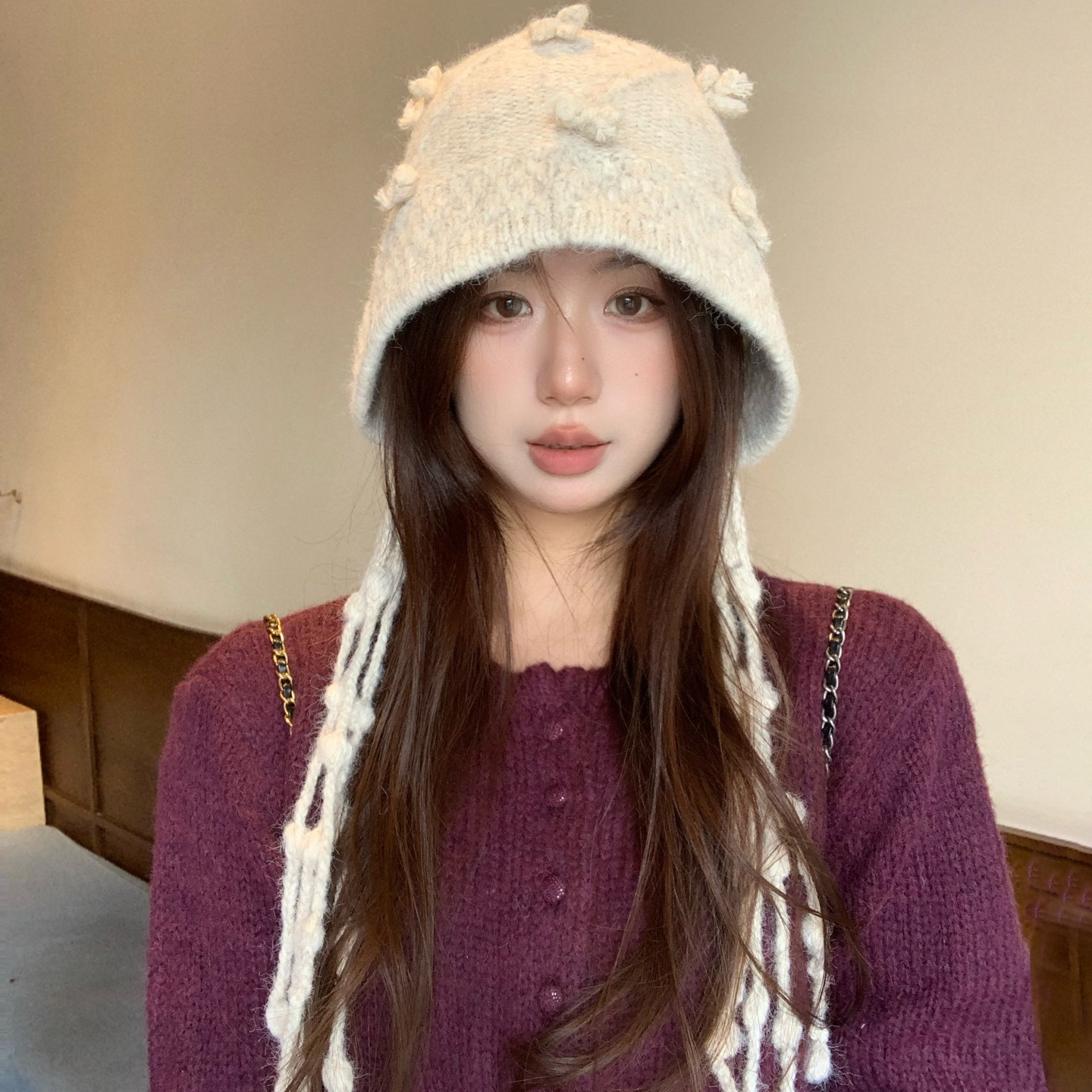 复古秋冬新款大帽围小众设计帽