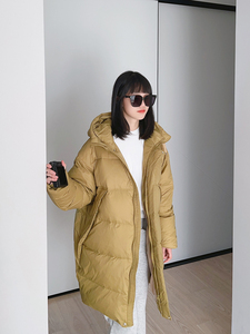 儿童羽绒服 2023冬季女童舒适保暖中长款羽绒衣休闲加厚保暖外套