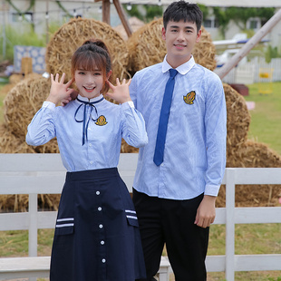 中学生大合唱演出服装初中生学院风班服男女学生诗歌朗诵比赛礼服