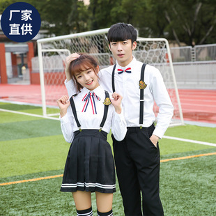 合唱诗歌朗诵演出服运动会校服比赛服装学院风初中高中生毕业班服