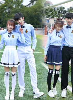 中学生朗诵比赛大合唱服运动会班服套装初三高三运动会主持人礼服