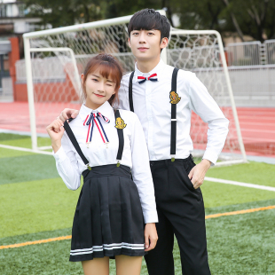 高中生春季校服套装中学生学院风班服小学初中生运动会开幕式服装