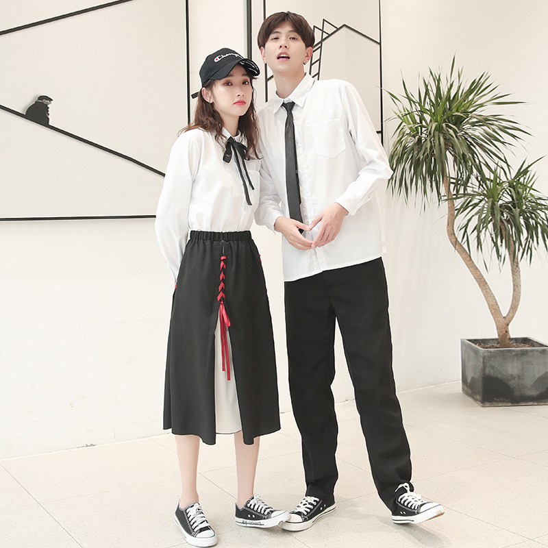 大合唱歌咏比赛服装初中高中大学生诗歌朗诵合唱团演出服礼服装