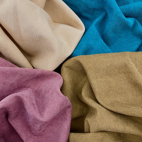 布亦 新款复古21条灯芯绒纯色布料服装抱枕桌布手工diy小众