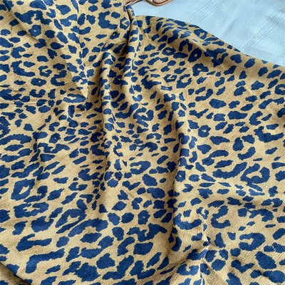 斑点豹纹衬衫外套连衣裙裤子围巾面料手工diy沙发套布料