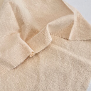 连衣裙衬衫 原生肌理棉麻布料 DIY 手工 汉服面料 侘寂风松弛感