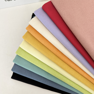 布亦 16安纯色加厚帆布沙发布床单桌布面料棉麻耐磨粗布箱包布料