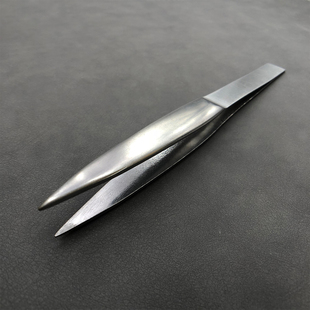 珐琅金工焊接掐丝多用途加厚宽头镊子白扣夹