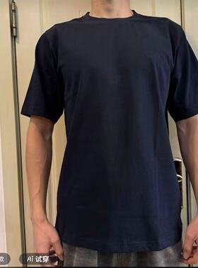 保真正品吉林方大纯棉黑蓝色短袖圆领衫长袖打底衫户外短袖长袖